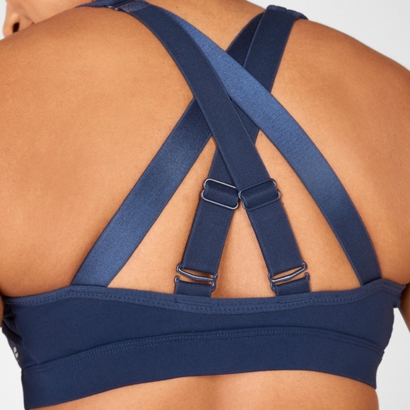 Fabletics Belle High-Impact Sports Bra navy blue Size 4X - Picture 2 of 16